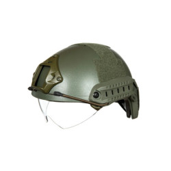 X-Shield MH Helmet Replica With Goggles - Olive