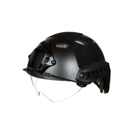 X-Shield PJ Helmet Replica With Goggles - Black