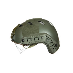 X-Shield PJ Helmet Replica With Goggles - Olive