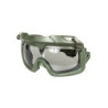 2in1 Tactical Goggles - Olive / Black