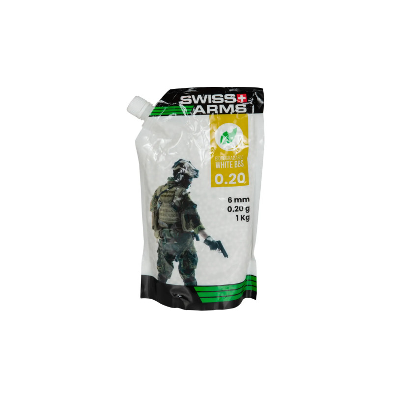 Biodegradable 0.20g SWISS ARMS BBs - 1 kg