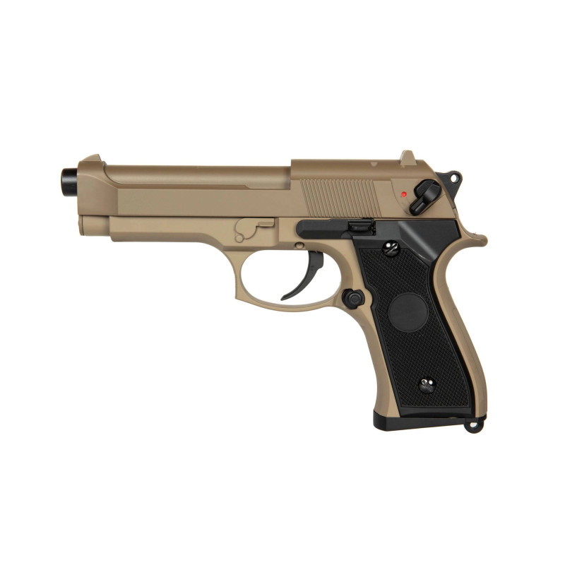 CM126 Electric Pistol Replica - Tan (with battery)