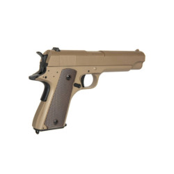 CM123 Electric Pistol Replica - Tan (with battery)