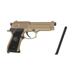 CM126 Electric Pistol Replica - Tan (with battery)