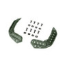 Set of Mounting Rails for Super High Cut Helmets - Olive