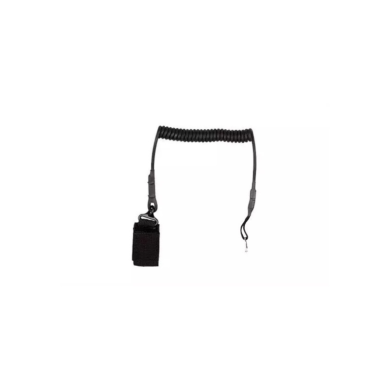 Pistol retention lanyard