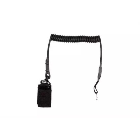 Pistol retention lanyard