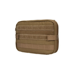 Large Administration Pouch with a Map Holder - Tan
