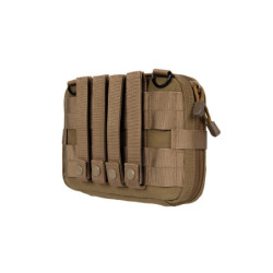 Large Administration Pouch with a Map Holder - Tan