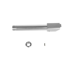 Non-Recoiling 2 Way Fixed" Outer Barrel for TM G17/G18C/G22 Replicas - Silver "