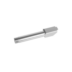 Non-Recoiling 2 Way Fixed" Outer Barrel for Umarex Glock 19X Replicas - Silver"