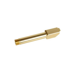 Non-Recoiling 2 Way Fixed" Outer Barrel for Umarex Glock 19X Replicas - Gold"