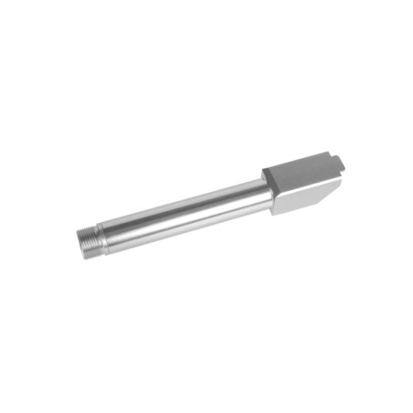 Non-Recoiling 2 Way Fixed" Outer Barrel for Umarex Glock 17 Replicas - Silver"