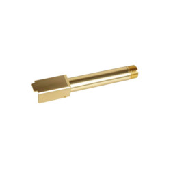 Non-Recoiling 2 Way Fixed" Outer Barrel for Umarex Glock 19X Replicas - Gold"