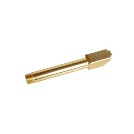 Non-Recoiling 2 Way Fixed" Outer Barrel for Umarex Glock 17 Replicas - Gold"