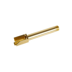 Non-Recoiling 2 Way Fixed" Outer Barrel for Umarex Glock 17 Replicas - Gold"