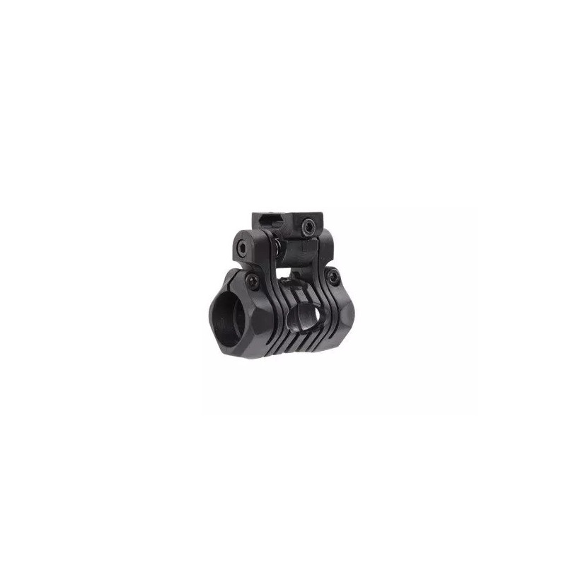 5-position flashlight mount – black