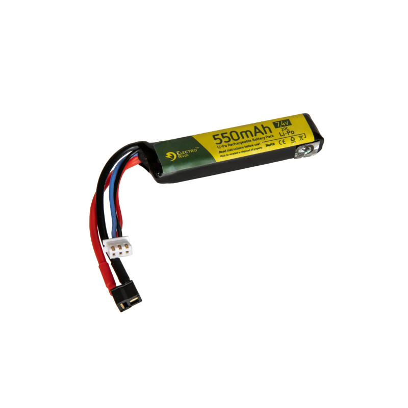 LiPo 7.4V 550mAh 20C Battery for AEP with MOSFET