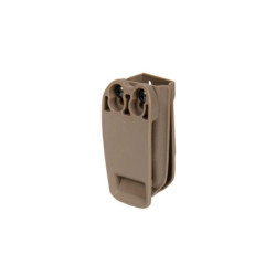 Kydex Single Pistol Magazine Carrier - Dark Earth