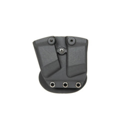 Kydex pistol Double Magazine Carrier - Black