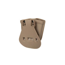 Kydex double pistol magazine pouch - TAN