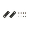 Set of rails for FAST type helmets - Black