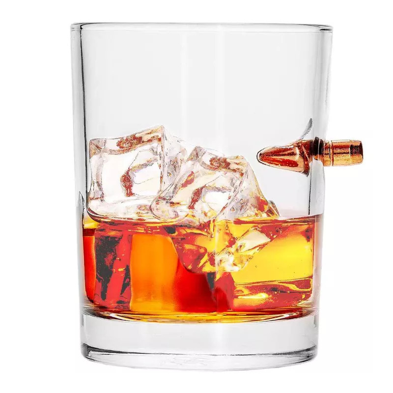 .308 Bullet Whiskey Glass