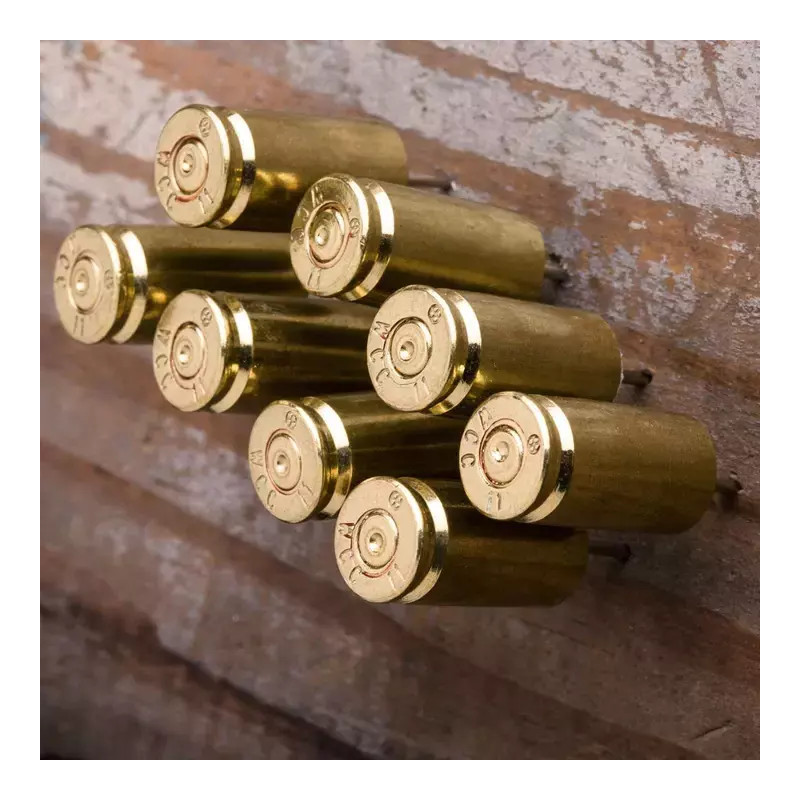 9mm Bullet Push Pins (8pcs) - Brass