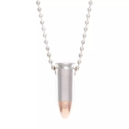 Bullet necklace 9mm