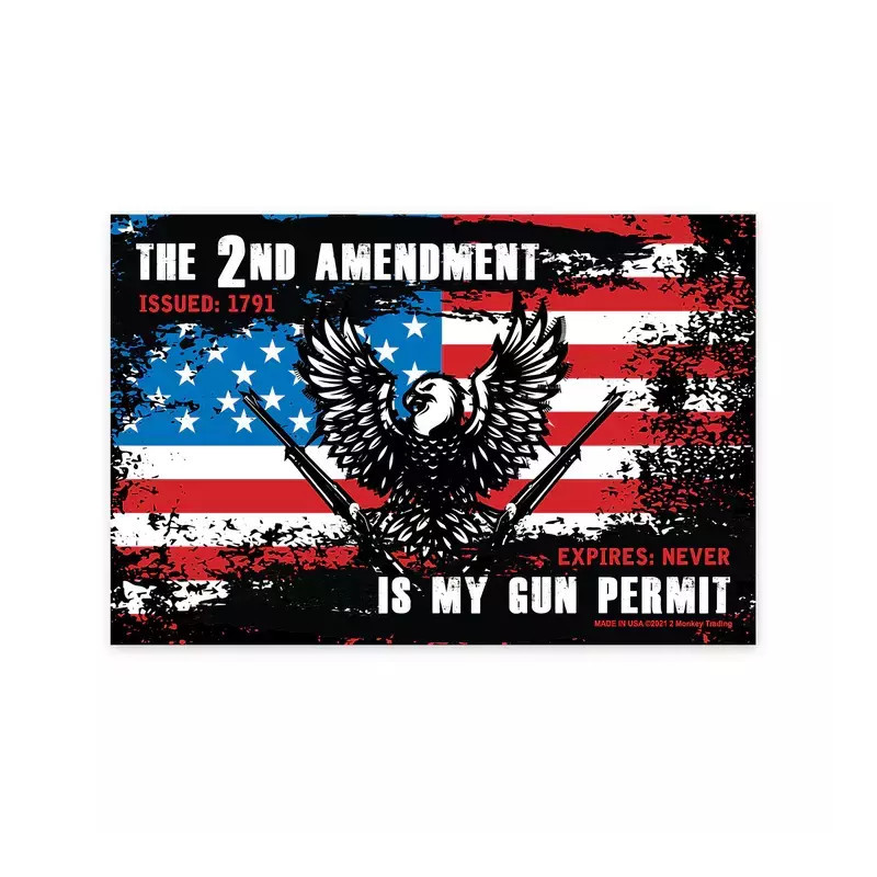 Rectangle Magnet - MY GUN PERMIT