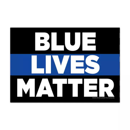 Rectangle Magnett - BLUE LIVES MATTER