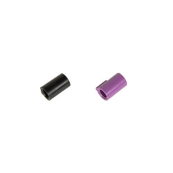 Set of 2 MEC Hop Up Rubber  - Black + Purple (GBB)