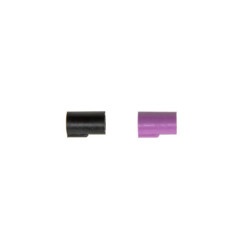 Set of 2 MEC Hop Up Rubber  - Black + Purple (GBB)