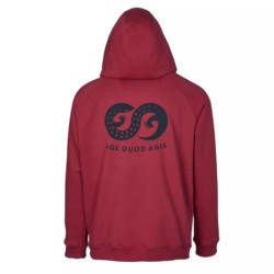 SUPER HOODIE Men -Beetroot Red