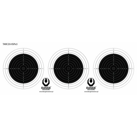 3x KSP Shooting targets - 50 pcs