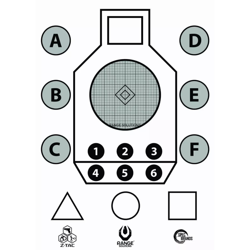 Aim Small Shooting Targets - 500 pcs