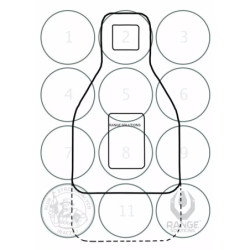 FBI KSI Shooting Targets - 500 pcs