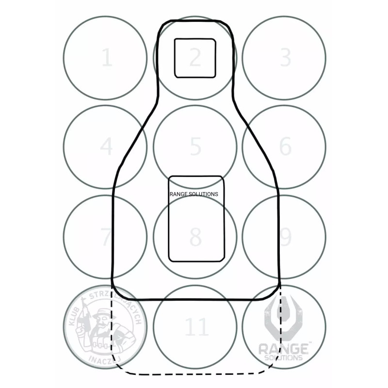 FBI KSI Shooting Targets - 500 pcs