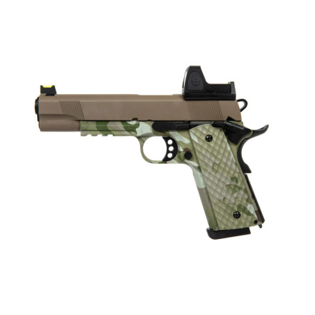 RAVEN MEU Railed BDS Pistol Replika (GG) - Camo/Tan