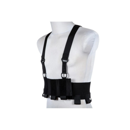 Low-Vis Chest Rig - Black