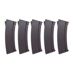 Set of 5 Mid-Cap S-Mag magazines for J-series 175 pellets Plum