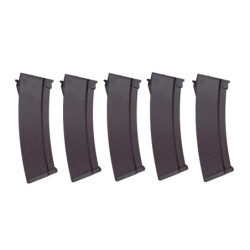 Set of 5 Hi-Cap S-Mag magazines for J-series 380 balls Plum