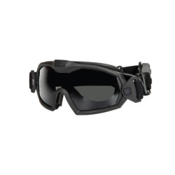 Tactical goggles with fan - Black