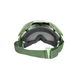 Tactical Goggles with Net and Visor - Olive