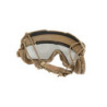 Tactical goggles 2in1 - Tan / Black