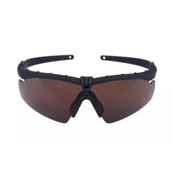 Tactical Glasses - Black/Brown