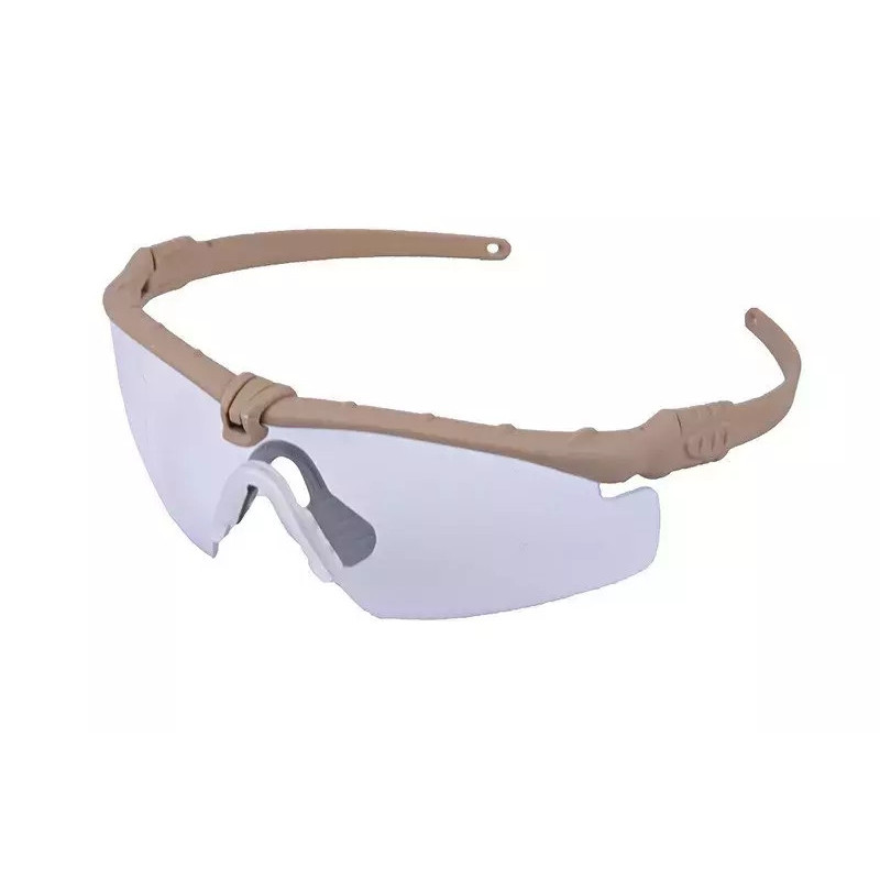 Glasses Tactical - Tan/transparent