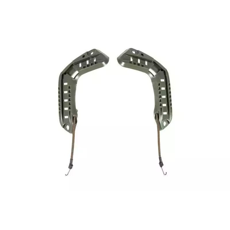 Set of rails for FAST type helmets - Olive