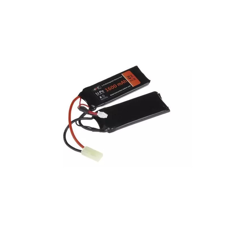 LiPo 7,4V 1600mAh 20/40C two-module battery