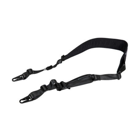 Adjustable 2-point Tactical Sling with Padding - Black